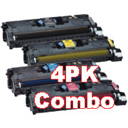 HP 1500 COMBO SET Compatible - C9701A C9702A C9703A C9704A 4 Pack